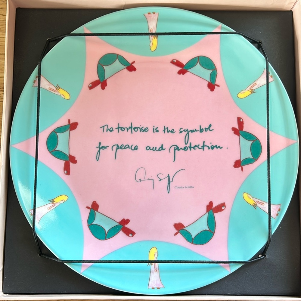 Claudia Schaffer Plate